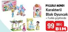 PİCCOLO MONDİ KARAKTERLİ BLOK OYUNCAK